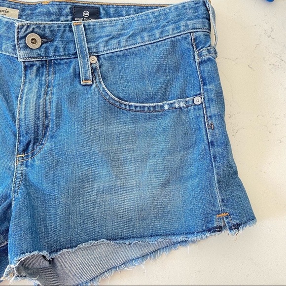 SOLD AG The Bonnie Mid-Rise Cutoff Relaxed Jean Shorts Shorts Size 29 - Picture 8 of 10